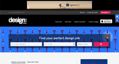 Desktop Screenshot of jobs.designweek.co.uk