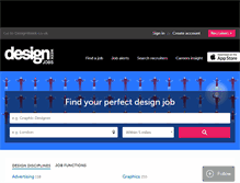 Tablet Screenshot of jobs.designweek.co.uk